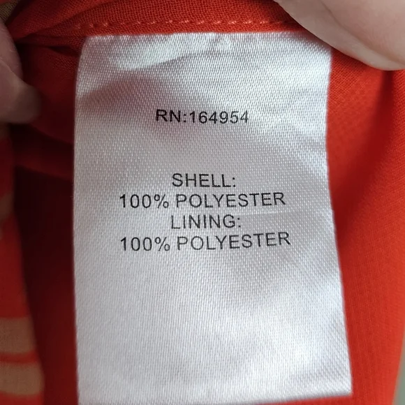 TOCCIN x RTR Women's Long-Sleeve V-Neck Printed Maxi Dress, Orange Tan Floral, 8 - Picture 15 of 17